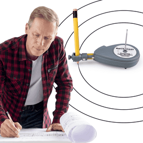 RockSteel Rotating Tape Measure & Circle Drawing Tool, Beam Compass Alternative for Woodworking, Drafting, & Large Arcs