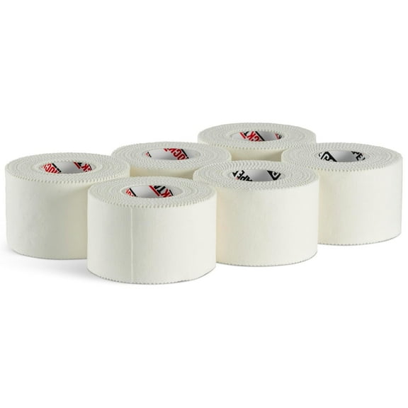 RockTape Athletic Tape for Joint Support , White, 6 Pack