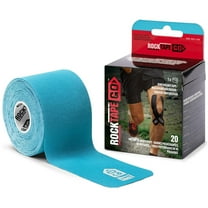 RockTape Go Extra-Sticky Adhesive Pre-Cut Kinesiology Tape