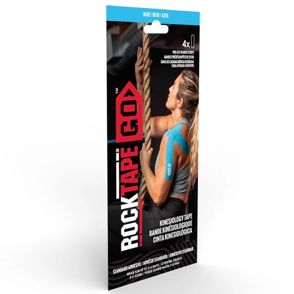 RockTape Go, Fast Pack, Standard Adhesive, Blue