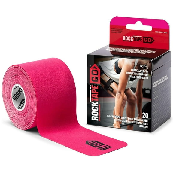 RockTape Go Standard Adhesive Pre-Cut Kinesiology Tape