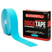 RockTape Standard Recovery Kinesiology Tape, 2" x 105" Bulk Roll, Blue