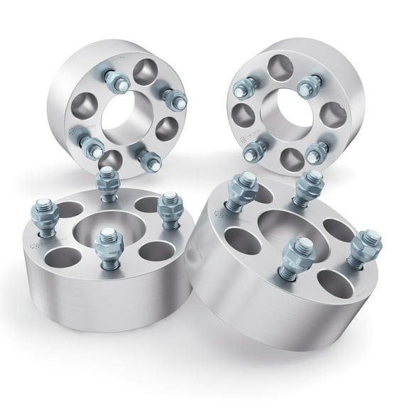 RockTrix 1.5 inch Wheel Spacers (4x4 Bolt Pattern, 68.5mm Bore, 12x.1.25 Studs, Cone Seat Nuts) Compatible with Yamaha Golf Carts (Widens Track by 3 inches) - 38mm 4x101.6 4pcs