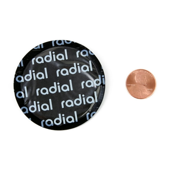 RockTrix Medium Radial Tire Patches, Pack of 50, 2-1/4" Diameter (57mm), Round Rubber Repair Patch for Tubeless Tires