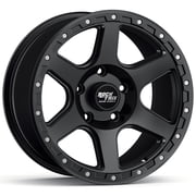 RockTrix RT112 17 inch Wheel Compatible with Jeep Wrangler JK JL 17x9 5x5 Wheels +12mm Offset, 5.5in Backspace 5x5 PCD, 71.5mm Bore, Black, Also fits Commander Grand Cherokee Gladiator JT Rims