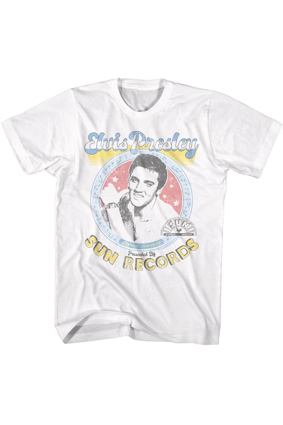 Rockabilly Era Music-Inspired Shirt – Vintage Notes & Stars Graphic Tee