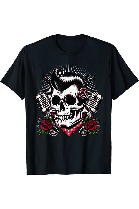 Rockabilly Greaser Rebel Gothic Psychobilly 50s Sock Hop T-Shirt, Unisex T-Shirt