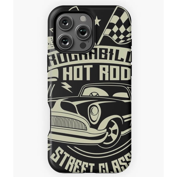 Rockabilly Hot Rod Vintage Car Phone Case for iPhone 16 15 14 13 12 11 Pro Max