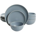 thumbnail image 1 of Rockaway 12-Piece Dinnerware Set Service for 4, Grey Matte -, 1 of 7