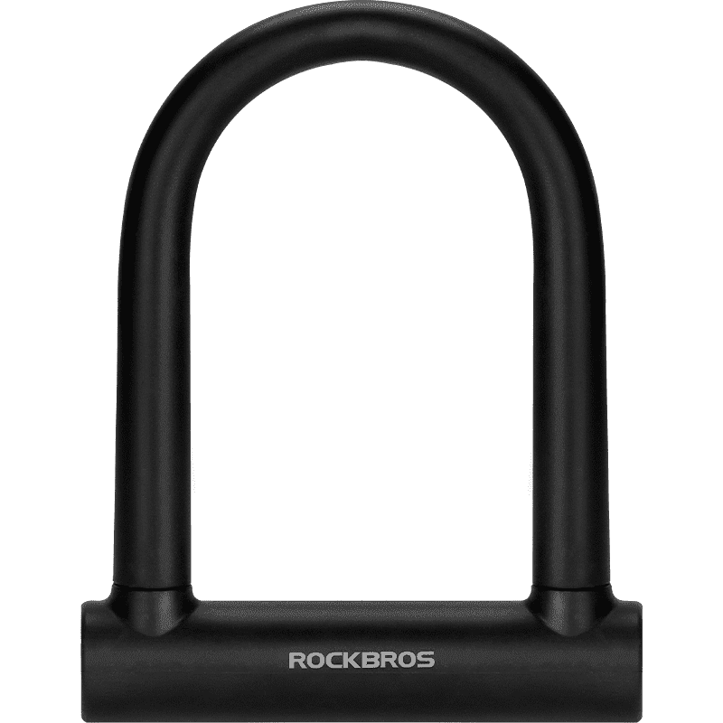 Rockbros High-Strength Alloy Steel U-Lock Lock, Black