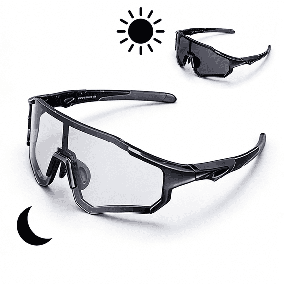 ROCKBROS Sports Sunglasses Men Women Cycling Photochromic UV400 with Myopia Frame