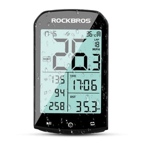 ROCKBROS M1 Series Wireless Cycling Computers ANT+ Bluetooth Bicycle Computer, Mini Speedometer Odometer LCD Screen GPS/BDS/Galileo Position System