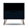 thumbnail image 1 of Rockefeller 1.0 Mid-Century- Modern Nightstand with 1-Drawer in Tatiana Midnight Blue, 1 of 5