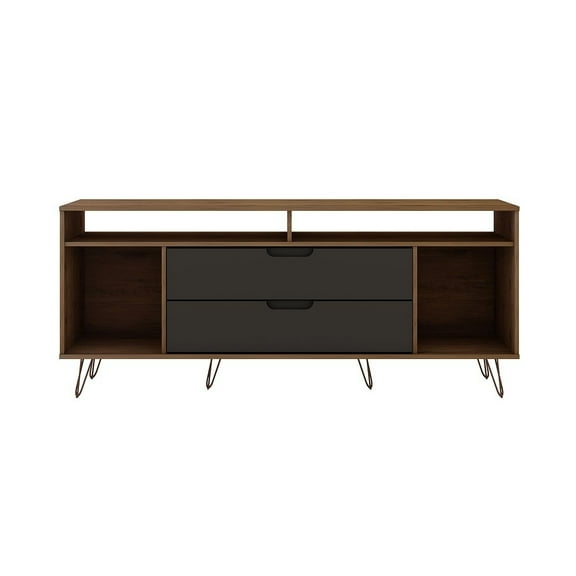 Rockefeller 62.99 TV Stand with Metal Legs and 2 Drawers
