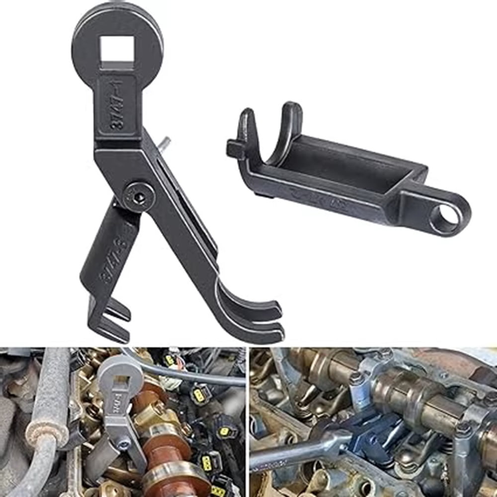 Rocker Arm Remover/Installer & Valve Spring Compressor Tool for 1999-2013 Jeep, Dodge, for Chrysler with 3.7L & 4.7L Engines, 3/8 Inch Drive Replace for 3747-1 10102 8426 8387 8516A