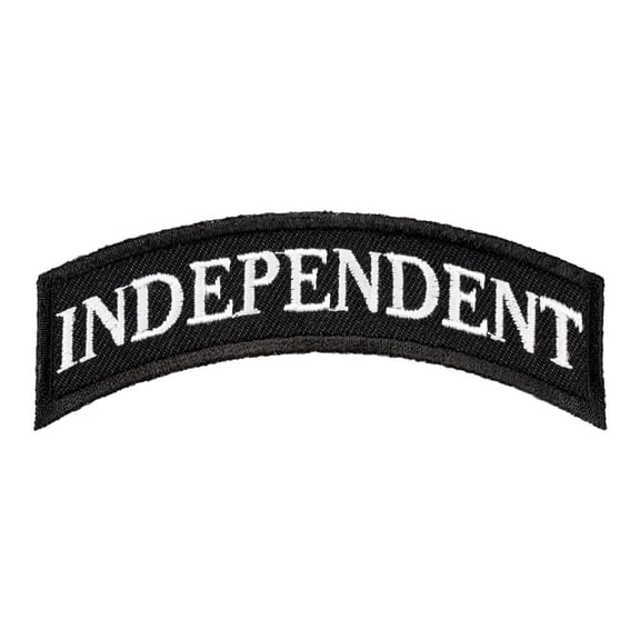 Independent Black & White Rocker Patch, Small Size.