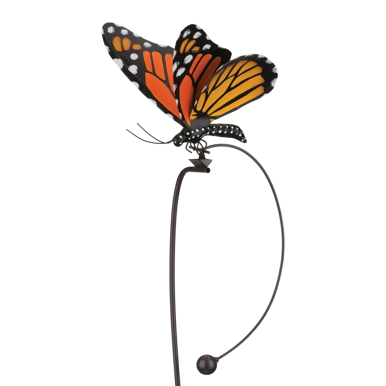 Monarch Rocker Butterfly Stake - Durable Metal Garden Decoration ...