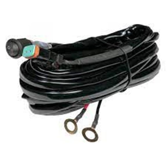 Rocker Flip Switch Single DT Connector Light Bar Harness