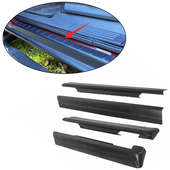 Rocker Panel Covers Protector Trim Fit For 01-06 Chevy Silverado Sierra Crew Cab