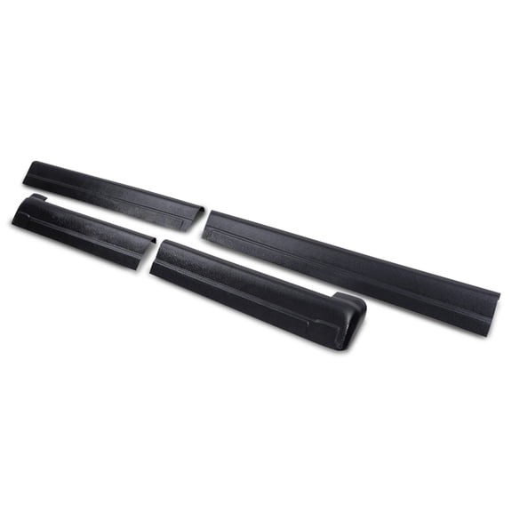 Rocker Panel Guard Sill Trim Fit GMC Sierra Extended Cab 1999-2007 Fit for Chevy Silverado Extended Cab 1999-2007, Rocker Panel Protector Guard Cover Black 4PCS 14068