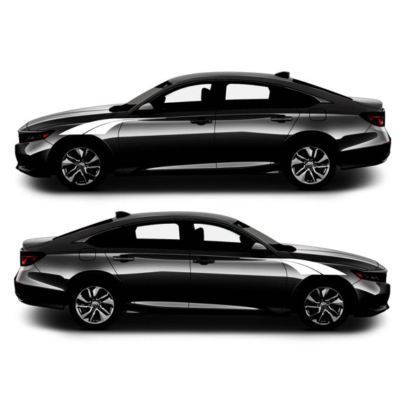 Rocker Panel Livery Self Healing Vinyl Side Graphics #003 fits All 4 Door Cars
