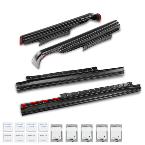 Rocker Panel Protector Guard Covers Fit For 14-18 Silverado 1500 Extended Cab