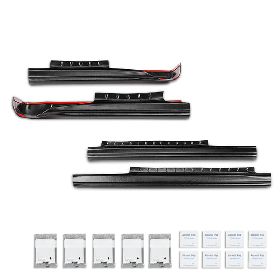 Rocker Panel Protector Guard Covers Fit For 14-18 Silverado 1500 Extended Cab