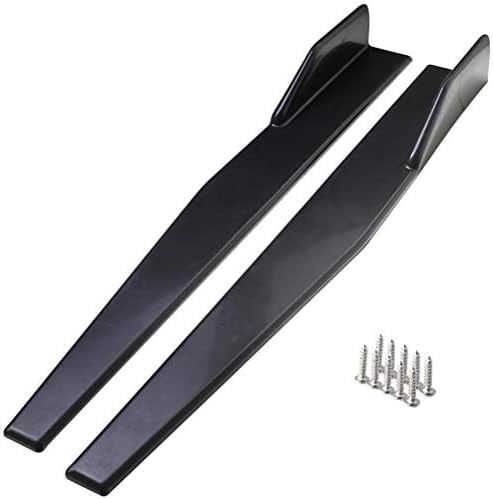 Rocker Panels Universal Black Style Side Skirt Rocker Splitters ...