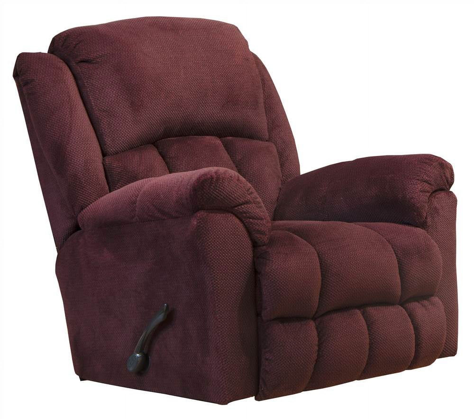 Rocker Recliner with Deluxe Heat and Massage in Cinnabar