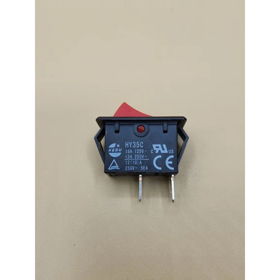 Rocker Switch 2 Position On Off 16A 125/250V 2 Pin Prong Vacuum Kitchen