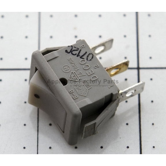 Appliance Factory Parts SWITCH ROCKER 2H01316C