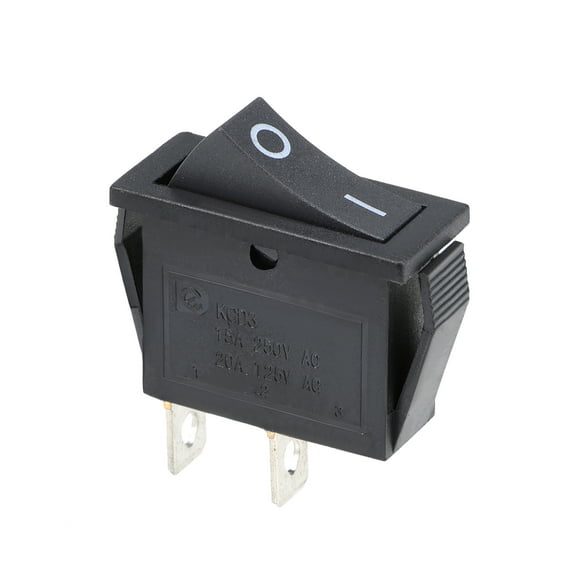 Rocker Switch AC 15A/250V 20A/125V, 2 Pin Mini Boat SPST Toggle Switch ON-OFF Snap-In