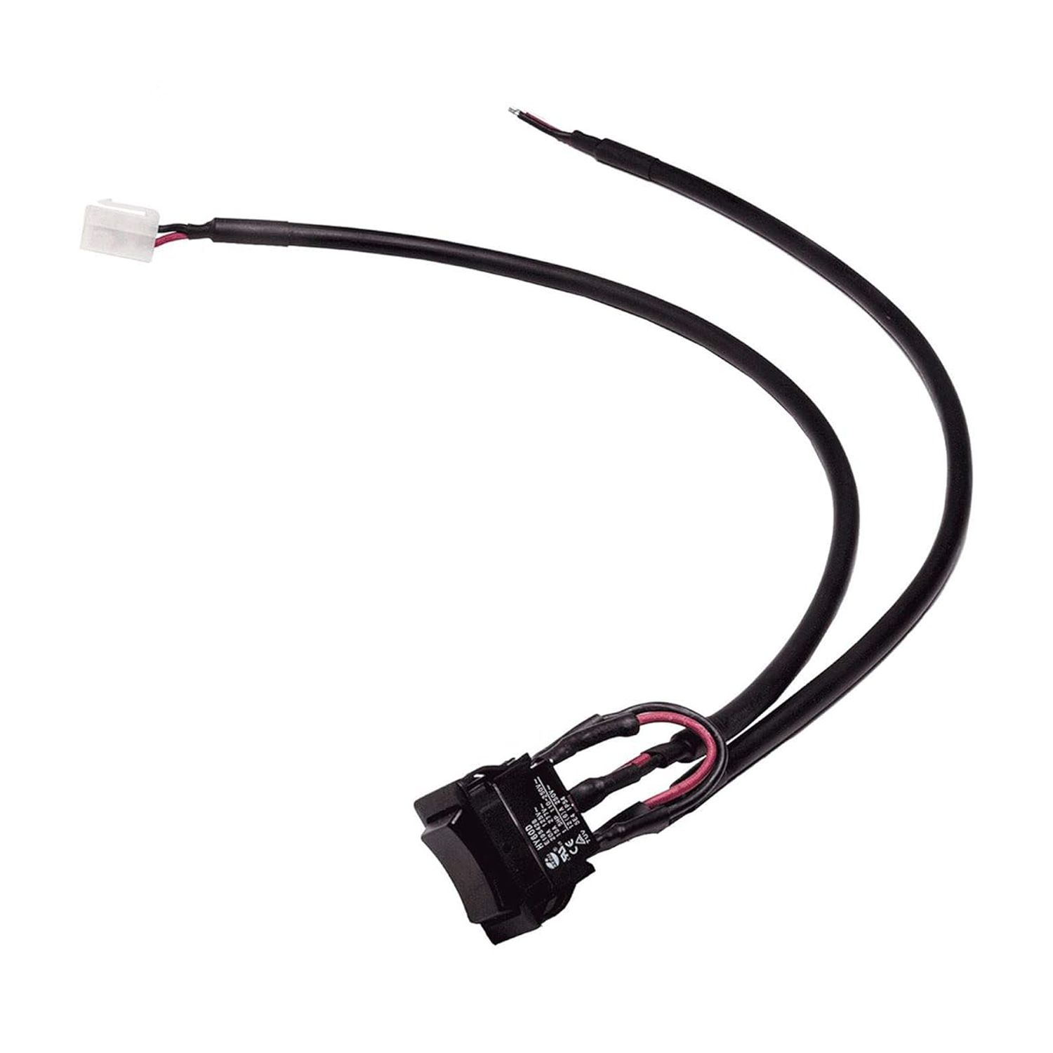 Rocker Switch Momentary 20A Attached Wire