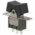thumbnail image 1 of Rocker Switch, Non Illuminated, SPDT, On-None-On, Black, Panel, 6 A - M2012TNW01-DA, 1 of 1