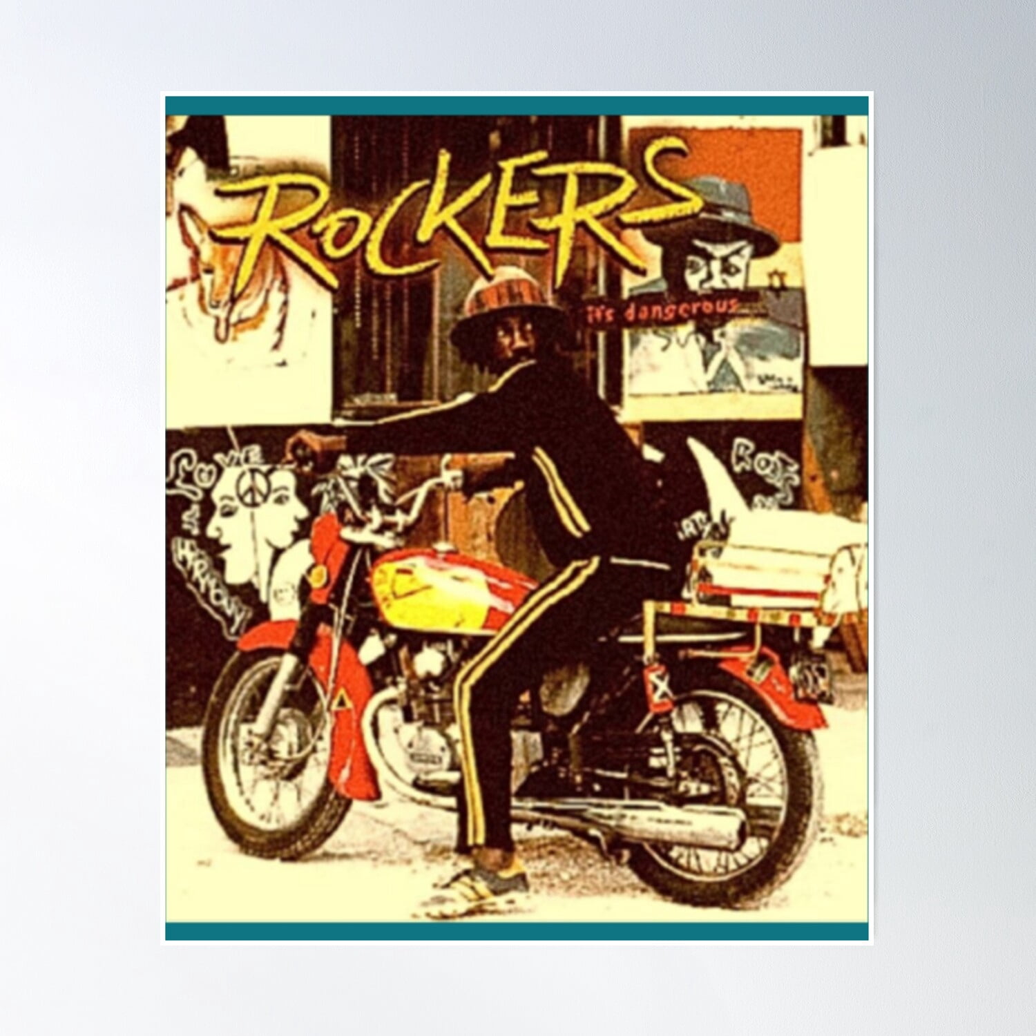 Rockers Movie Poster Wall Art, Modern Wall Decor, 8x12 UNFRAMED