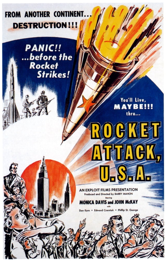 Rocket Attack Canvas Art - (11 x 17)