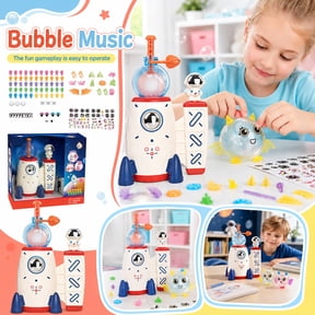 Rocket Balloon Sticker Craft Kit for Student Ages 4-8 Space Themed Birthday Decor Party Favors Boys Girls Art Set with 60 Balls 18 Decor Accessories