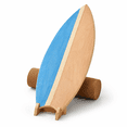 Rocket Blue Wooden Balance Board with Roller for Surfing Skateboarding ...