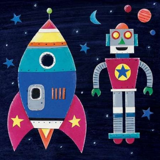 Rocket Canvas Art - Simon Hart (24 x 24)