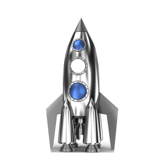 Rocket Cardboard Stand-Up, 6ft