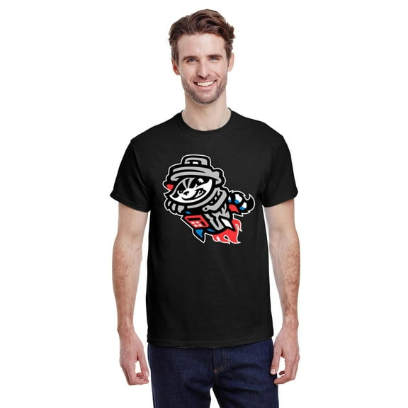 Rocket City Trashs Pandas Gift Unisex tee, for men & women, up to size 5XL.