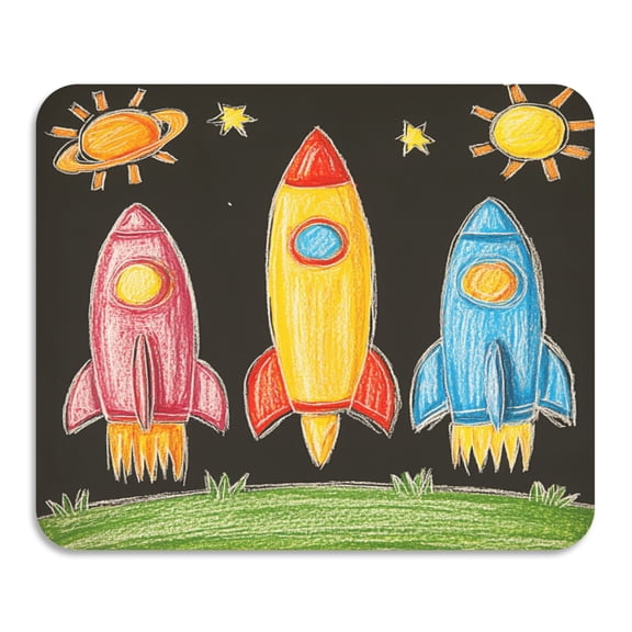 Rocket Diatomaceous Earth Water Absorbent Mat, Anti-Slip Rubber Backing, 15.7" x 11.8"
