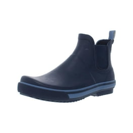 Blue Rain Rocket Dog Rainbow Boots HISEA Men's Ankle Rain Deck