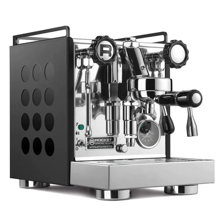 Rocket Espresso Appartamento Nera Espresso Machine | E61 | Heat Exchanger | (Black/Black)