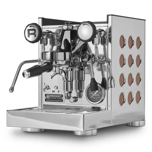 Rocket Espresso Appartamento TCA Espresso Machine (Stainless/Copper)