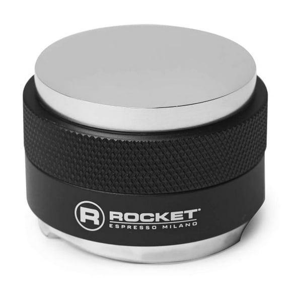 Rocket Espresso Coffee Distributor | Espresso Distribution Tool | 2-in-1 Tamper & Leveler | (Black)
