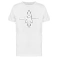 thumbnail image 1 of Rocket Flight T-Shirt Men -Image by Shutterstock, Male Medium, 1 of 2