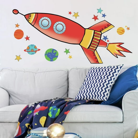 Rocket Giant Wall Decals