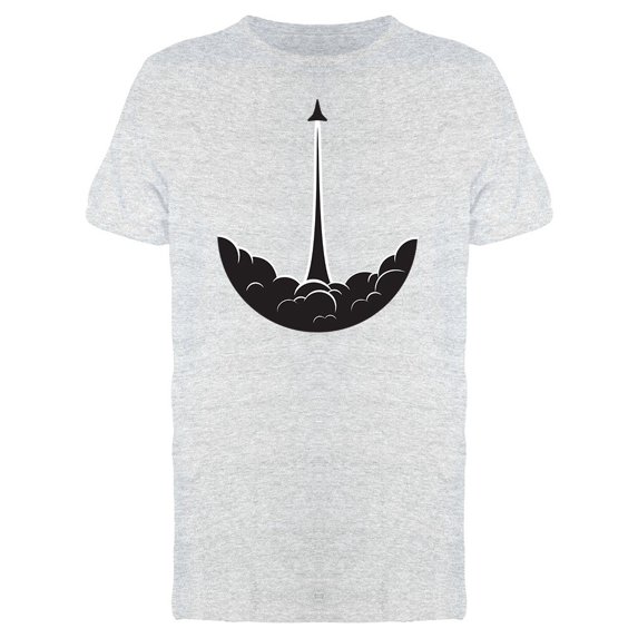 Rocket Launch Cool Art Tee Men's -Image by Shutterstock