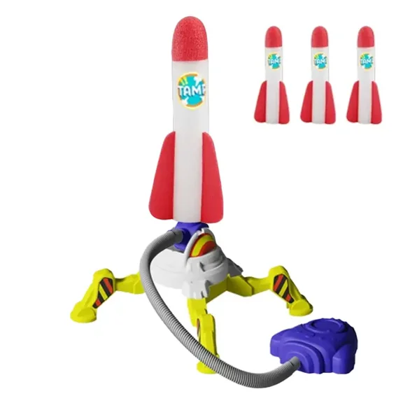 Rocket Launcher Toys – Light-Up Glow Foam Rockets & Adjustable Launch Stand, Launch up to 200 ft, Fun Outdoor Toy ,Gift Idea, Party Toy, Cool Gifts, Family Fun Perfect Holiday Gift